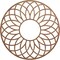 Ekena Millwork Cannes Wood Fretwork Pierced Ceiling Medallion, Walnut, 30"OD x 10 1/4"ID x 3/8"T CMWP30X30X0375CNWA - alternate 1